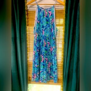 NWT Lilly Pulitzer Giana Romper Corsica Blue Women’s M